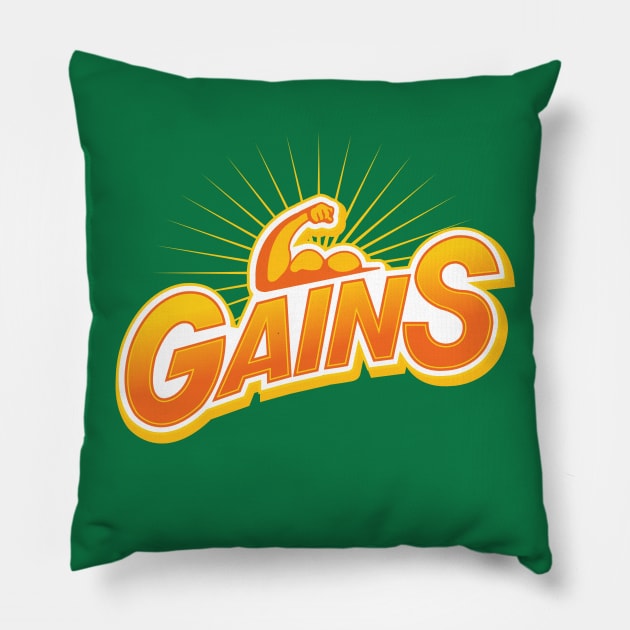 Gains Pillow by Rmada Concepts