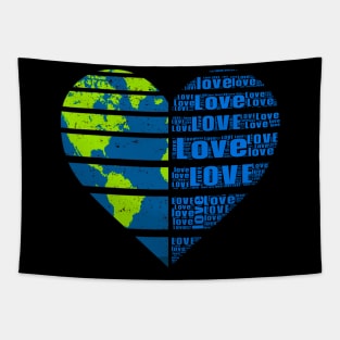 world earth day - love the world Tapestry