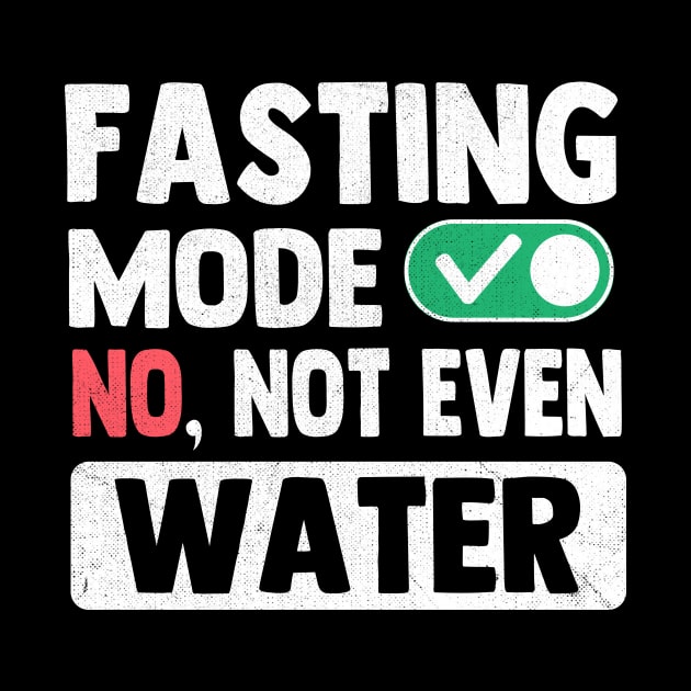 Fasting Mode On No Not Even Water Ramadan by TheDesignDepot