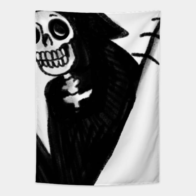 Rippy reaper Tapestry by Uglyblacksheep