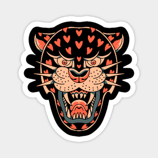 love panther tattoo Magnet