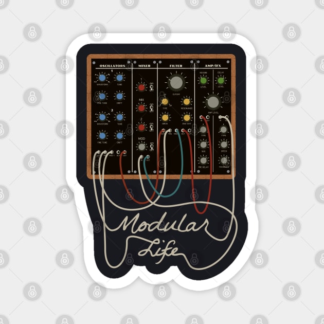 Modular Synthesizer Magnet by Mewzeek_T