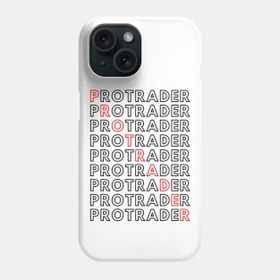 PROTRADER in crossword artwork (Light) Phone Case