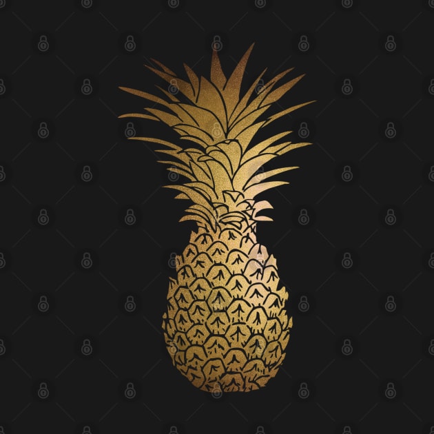 Golden pineapple by GreenZebraArt