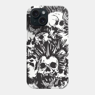 Halloween skulls Phone Case