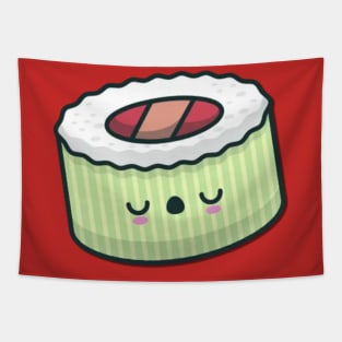 Kawaii Delights: Japanese Food with a Cute Face Tapestry