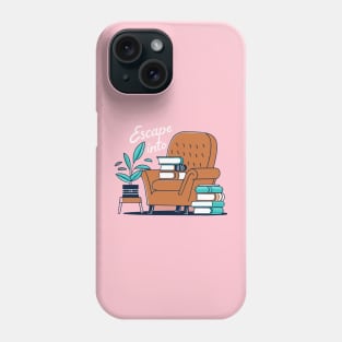 Escape into Books Phone Case