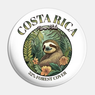 Pura Vida Paradise: Spot Adorable Sloths in Costa Rica Pin