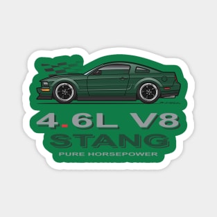 Green Bullitt Magnet