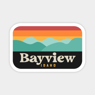 Bayview Idaho Lake Pend Oreille Coeur d'Alene Mountains Magnet