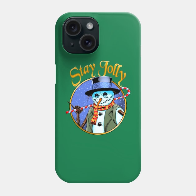 Stay Jolly Frosty Phone Case by The Vultures