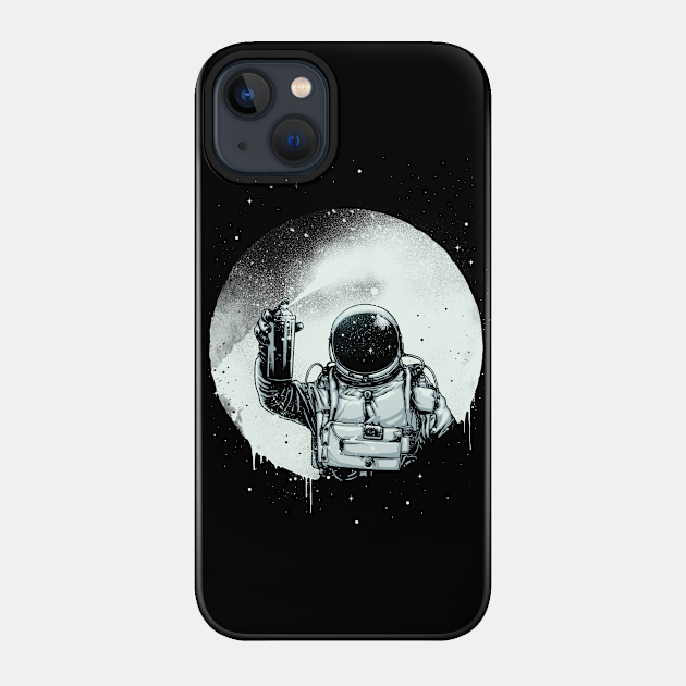 Paint the moon - Astronaut - Phone Case