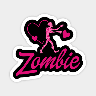 Cute Funny Zombie Mens Kids Womens Halloween Magnet