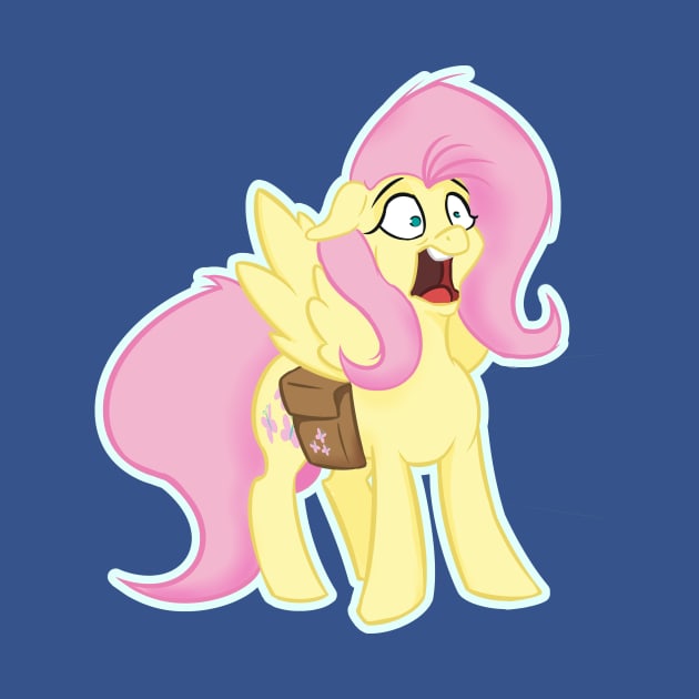 Shocked Fluttershy by paleheart