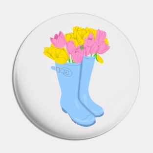 Rainy Day Boots Pin