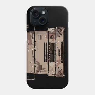 Bedford TM 1980s classic heavy lorry desert camouflage Phone Case