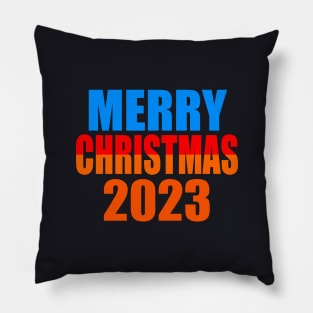 Merry Christmas 2023 Pillow