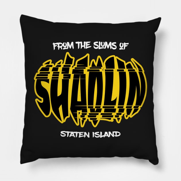 Irreverent Collection: From the slums of Shaolin Pillow by Biagiode-kd