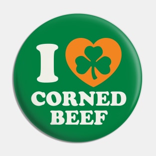 Irish Corned Beef St Patricks Day Food Irish Pride Pin