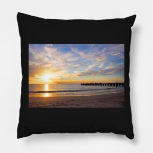 Winter Sunset - Woodman Point, Western Australia Pillow