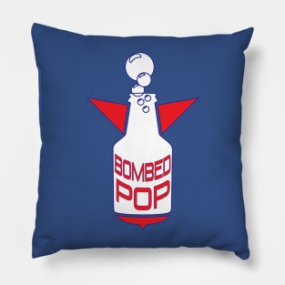 Bombed Pop Logo Pillow