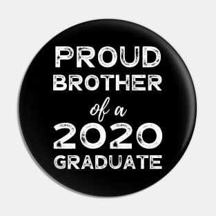 Womens Proud Brother Of A 2020 Graduate Class Graduation Pin