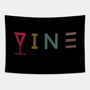 Vine font tipography Tapestry