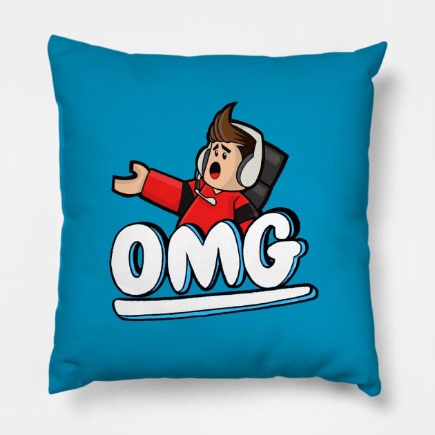 Gamer Boy Pillow by Sketchy