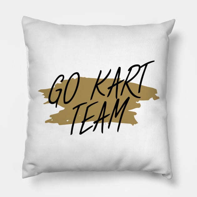 Go kart team Pillow by maxcode