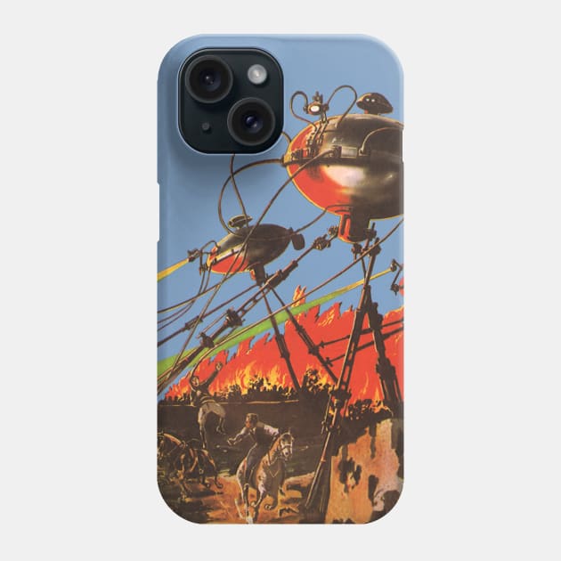 Vintage Science Fiction Phone Case by MasterpieceCafe