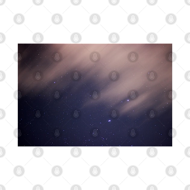 Night Sky with Clouds | Stars | Celestial | Space print | Cosmos by DesignsbyZazz