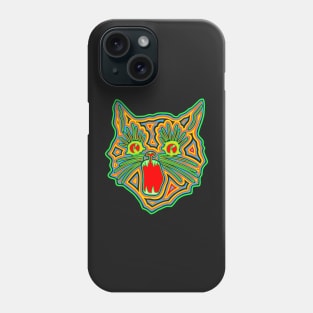 Psychedelic Cat Phone Case