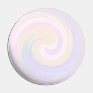 Soft Pastel Colors Swirl Pin