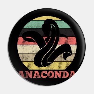 Retro Anaconda Pin