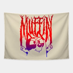 Muffin bluey metal Tapestry