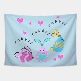 Rabbit Rabbit Rabbit Spring Tapestry