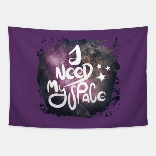 I need my space - introvert 1 Tapestry by nobelbunt