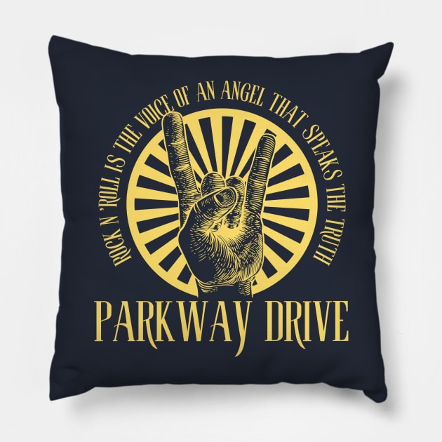 Parkway Drive Pillow by aliencok