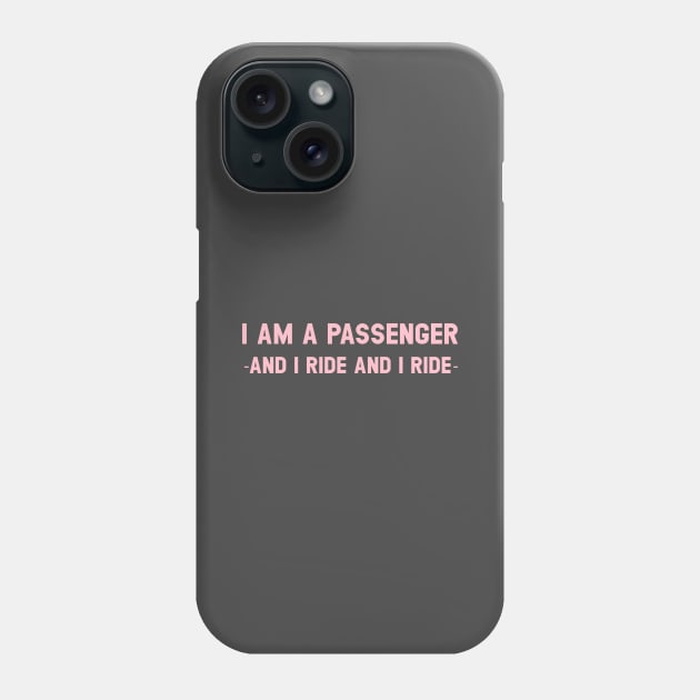 The Passenger, pink Phone Case by Perezzzoso