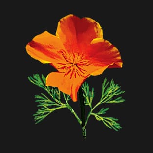 Orange California Poppy T-Shirt