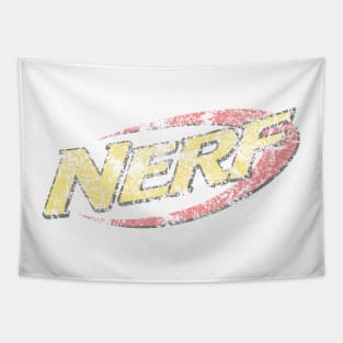 Nerf Logo (extremely worn and faded) Tapestry