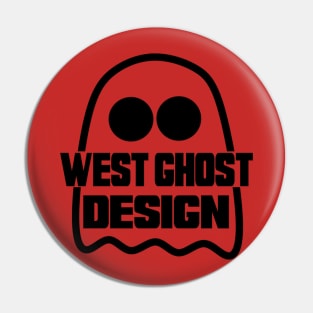 west ghost design Pin