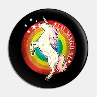 Unicorn I'm Magical Pin