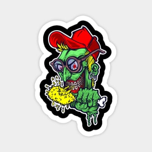 ZOMBIE ILLUSTRATION Magnet