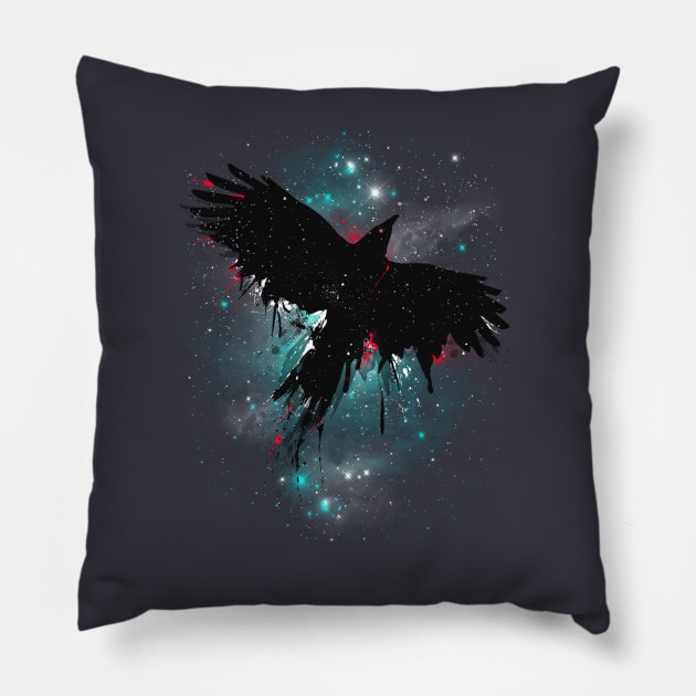 Cosmic Flight Pillow by expo