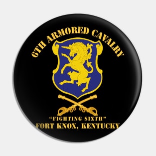 6th ACR w Cav Br  Ft Knox Kentucky Pin