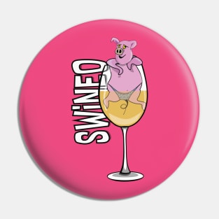 SWINEO in a Glass Pin