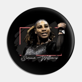 serena williams//scratch paint Pin