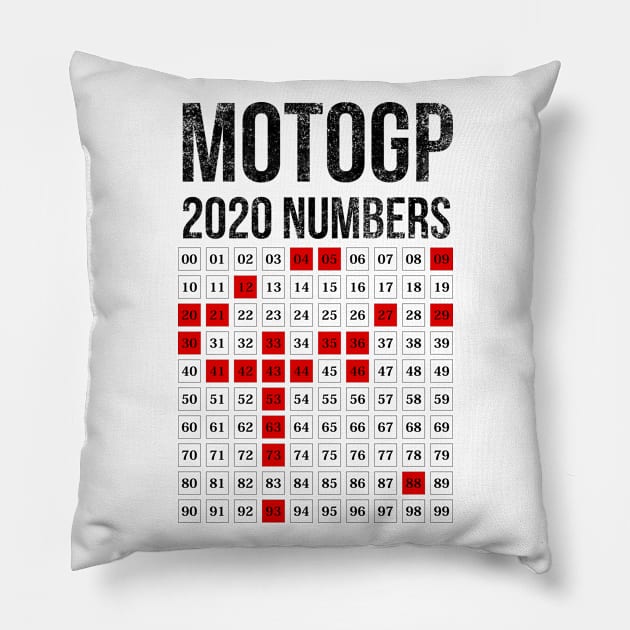 MotoGP 2020 Pillow by Worldengine