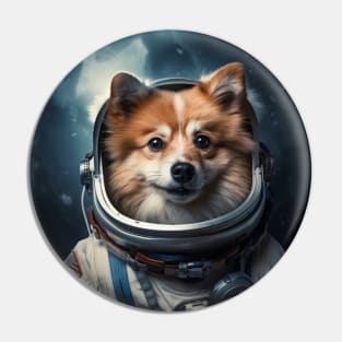 Astro Dog - Icelandic Sheepdog Pin